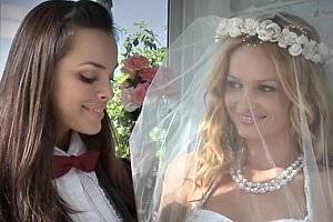 married lesbian xxx - Beautiful lesbian brides