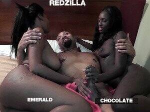 2015 New Black Porn - BLACK ON BLACK THREESOME PORN VIDEO....,REDZILLA AND THE SEXY NEWBIES FROM  2015 EMERALD AND CHOCOLATE at TheHabibShow.Com