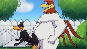 Looney Toons Sex - Daffy Duck and Huge Chicken Cock - Rule 34 Porn