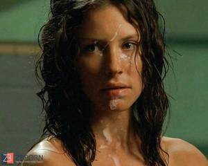 Evangeline Lilly Porn - Evangeline Lilly Facial Cumshot