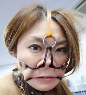japanese nose hook porn - nose hooked japanese girl