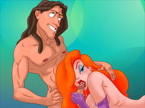 crossover tits - Crossover - [XL-Toons] - Jessica Gets Her Big Tits Covered In Tarzan's Hot  Cum fuck