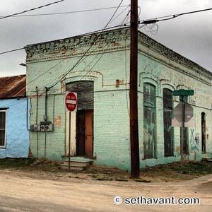 Laredo Texas Star - Abandoned store in Laredo, Texas.