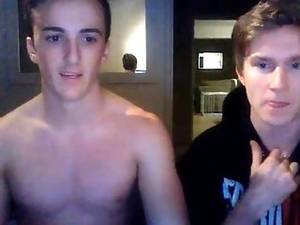 Bisexual Friends - 2 Handsome Shy Bisexual Friends Have Fun 1st Time On Cam