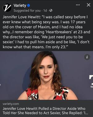 Jennifer Love Hewitt Sex Tape - Please don't sexualize my tight, wet, 23-year-old pussy.â€ : r/rspod