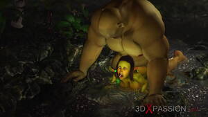 Forest Animated Gif 3d Monster Porn - Horny female goblin Arwen and green monster Ogre in the enchanted forest -  XVIDEOS.COM