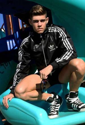 Gay Pornstars In Adidas - Adidas nylon shorts in all colors, shapes and sizes.