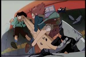 Flcl Porn - Of course, sex and love are the real monsters lurking behind all this  madness. Is Haruko really screwing Naota's father? Could it be possible?