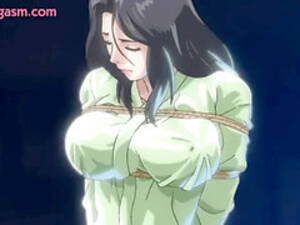 anime big tit tied - Big tits anime babe tied and fed with toy | video clip N20199853
