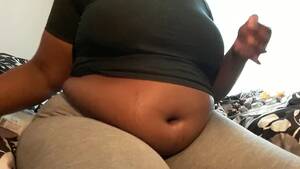 black belly porn - Belly stuffing bbw eating cupcakes - RedTube