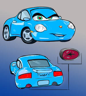 Car Porn Rule 34 - Rule 34 - 1girls anthro big ass big butt biting lip cars (film) disney  female female only flirting with viewer green eyes hearts in eyes living car  living machine living vehicle looking