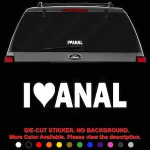Anal Bumper Cars - I Love Anal Bumper Sticker - Etsy
