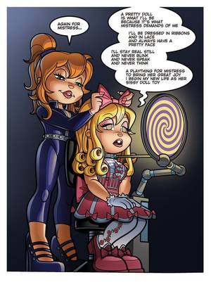 crossdresser toons - alvin and the chipmunks alvin seville androgynous blonde hair brittany  miller brown hair crossdressing dazed dollification dress expressionless  femdom ...