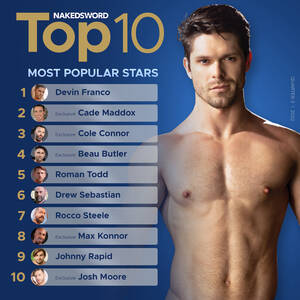 Hottest Male Porn Stars - Devin Franco Tops List Of Most Popular Gay Porn Stars - TheSword.com