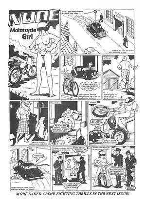 comic book fighting nude - ... Nude Motorcycle Girl ...
