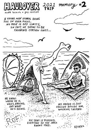 nude beach clip art - I visited Haulover beach for the first time last year : r/gaybros