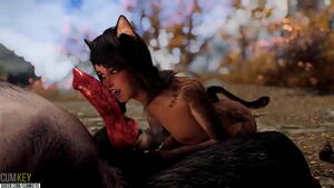 3d Cat Girls Porn - Werewolf hunted Cat - girl's pussy well | Huge Dick Monster | 3D Porn Sex -  XVIDEOS.COM