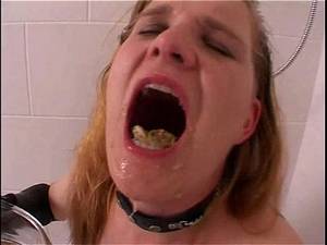 girl deepthroats puke - 