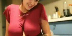 indian porn press - Indian girl watching porn and press tits - Tnaflix.com