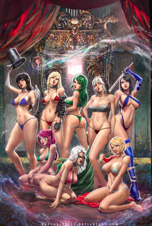 dc girls hentai - marvel n dc girls by paulobarrios.deviantart.com on @deviantART