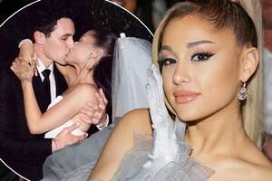 Ariana Grande Bbc - Ariana Grande's rocky road to happiness as she marries true love Dalton  Gomez - Mirror Online