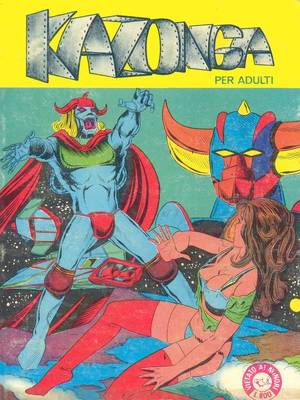 Italian Comic Book Porn - Kazonga, italian porn comic, grendizer-inspired. Edifumetto, 1980.