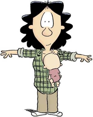 lactating xxx cartoons parents - Hands free breastfeeding