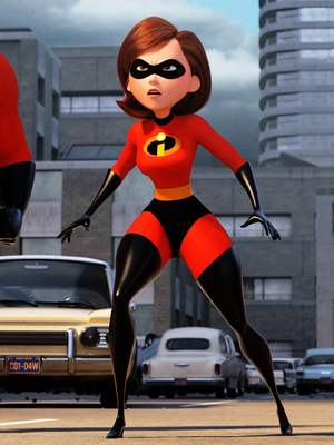 Incredibles Porn Tumblr - bobbelcher: First Look at Incredibles 2 (2018)â€œIncredibles 2 picks up,  literally, where the first film left off, with Mr. Incredible and  Elastigirl battling The Underminer, while Violet and Dash are stuck with