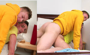 English Lads Dan Fucks Sam - BONUS VIDEO - Str8 Personal Trainer Dan Pumps Sam's Eager Hole!