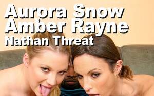 aurora snow amber rayne - Aurora Snow & Amber Rayne & Nathan Threat BGG suck snowball. by Edge  Interactive Publishing | Faphouse