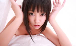 japanese av idol sex - Cute and innocent Japanese av idol Uta Kohaku looks at you with her big  eyes while having sex