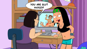 Hayley Smith American Dad Porn - Xbooru - american dad hayley smith internet porn spanking steve smith |  341359