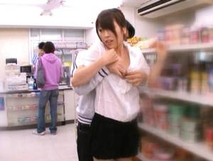 grocery store - Dominating japanese fucks in grocery store - Pussy Space