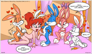 Looney Tiny Toons Porn - Rule 34 - 2006 3girls a.g.i. anthro babs bunny breasts bunny bunny ear  bunny tail buster bunny carrot female fur furry green eyes human  interspecies male mammal nipples nude penis rabbit straight