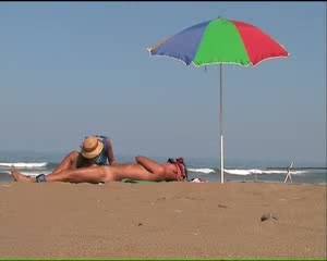 neighbors wife nude beach - Nude beach sex blowjob caught voyeur