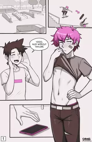 Anime Porn Comics Gay Hentai Boys - Yaoi porn comics Skater Boi â€“ See you later boy! Part 2. Updated. New pages  added!