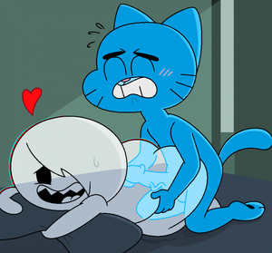 Carrie And Gumball Porn - Carrie may be a ghost but that doesn't mean Gumball can't fuck her! â€“  Gumball Hentai