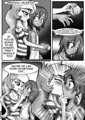 Flutershy Anf Mlp Celestia Porn Comic - ... comic:boys will be boys, derail in the comments, doorknob, equestria  girls, female, kissing, male, monochrome, oc, oc:rally flag, princess  celestia, ...