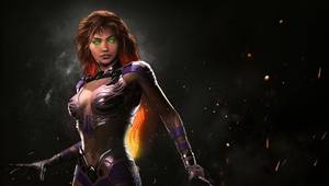 Injustice Porn - Possible Starfire bio pose?