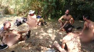 modern nudists - Israeli nudists explore nature in 'all-male' hiking tours