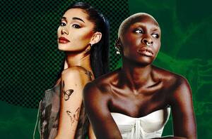 Ariana Grande Porn Captions - Ariana Grande Post Behind-the-Scenes 'Wicked' Pics with Cynthia Erivo â€“  Billboard