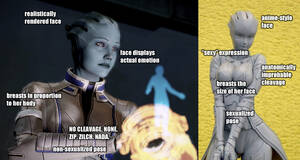 Liara Porn Captions - New Liara Figure: DO NOT WANT | Go Make Me a Sandwich