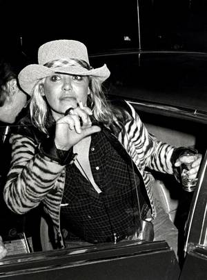 Anita Pallenberg Porn - Anita Pallenberg June 26, 1980 Where: Leaving Trax, in New York City.