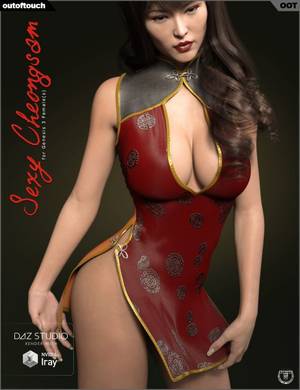 Daz 3d Female Models Sex - Sexy Cheongsam for Genesis 3 Female(s) | 3D Models for Poser and Daz
