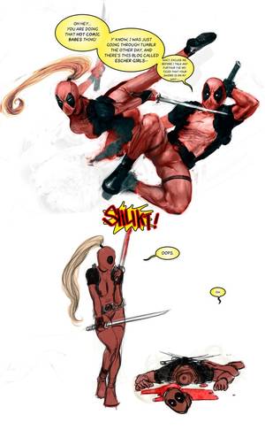 Fem Deadpool Porn - Deadpool and Lady Deadpool by zer03908.deviantart.com on @deviantART