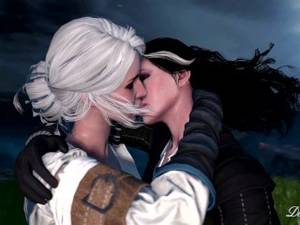 Lesbian Porn Fan Fiction - The Kiss - A witcher fan fiction