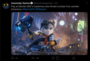 Deadlocked Ratchet And Clank Porn - Insomniac just confirmed that the new female lombax WILL BE PLAYABLE! :  r/RatchetAndClank