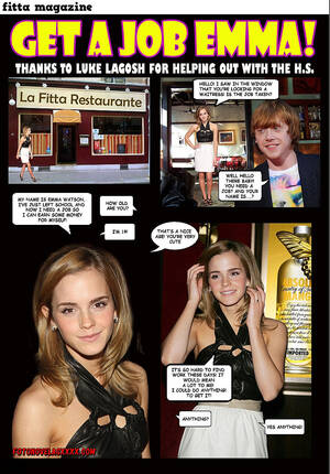 cartoon strip porn fakes - get a job emma | fake porn Emma Watson Comics