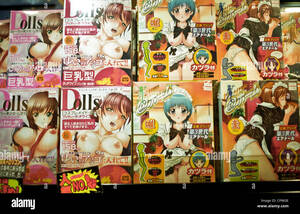 japanese sex graphics - Porn magazines in a japanese Sex Shop in Tokyo, Japan Stock Photo - Alamy