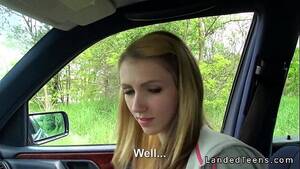 blonde teen car sex - Stranded blonde teen fucking in car pov - XVIDEOS.COM